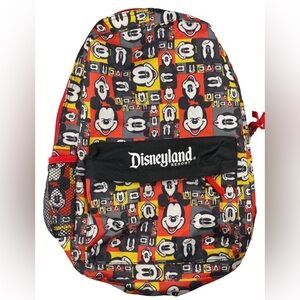 Disneyland Resort Backpack Mickey Mouse Pop Art Faces World Theme Parks